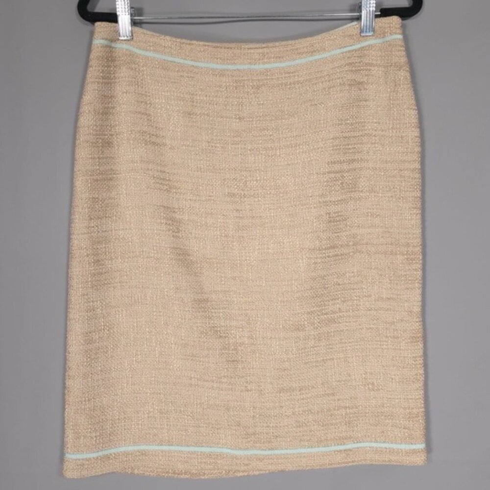 ALBERTA FERRETI Women's Knit Skirt ITALY🇮🇹MADE Size US 10 Stretch‎ Cotton Knee